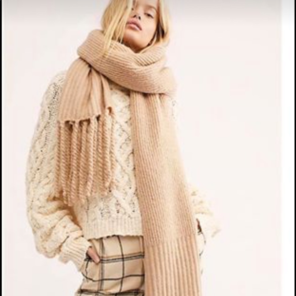 Free People blanket scarf
